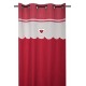 Draperie dormitor Lyna rosie