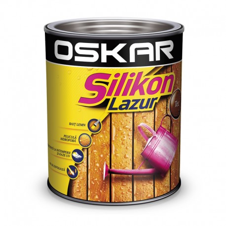 Lazura lemn Oskar Silikon Lazur Teak