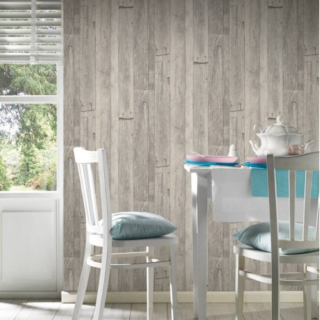 Tapet Lemn rustic gri - decorare