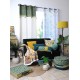 Draperie alba exotica Greenmood - decorare