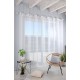 Perdea living alba Celian