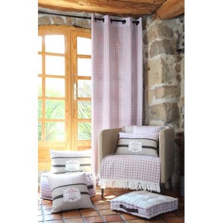 Perdea bumbac rustica Chick - decorare