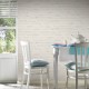 Decorare cu Tapet Caramizi vopsite alb-gri