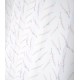 Perdea alba Cavaillon cu model floral - detaliu