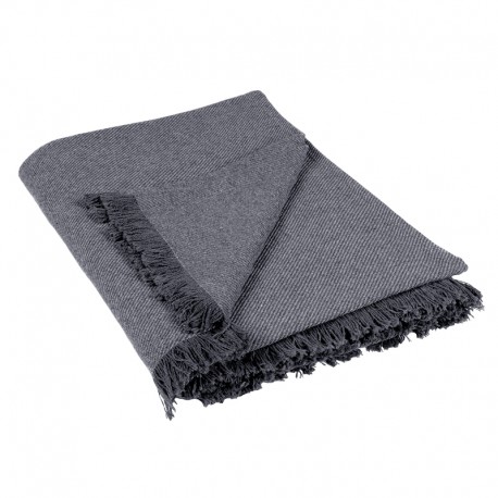 Patura canapea Wooly gri antracit