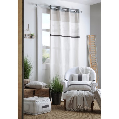 Draperie bumbac cu dungi Monica