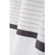 Draperie bumbac cu dungi Monica - detaliu