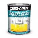 Vopsea Oskar Aqua Lucios alb pur 2.5L