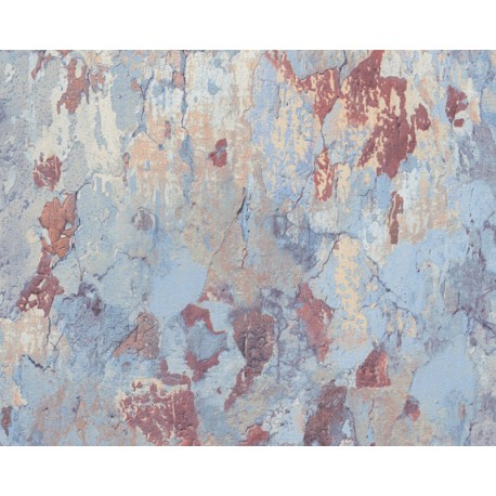 Tapet perete vintage bleu
