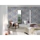 Tapet perete vintage bleu - decorare