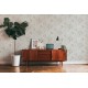 Tapet perete vintage crem - decorare