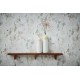 Tapet perete vintage crem - decorare