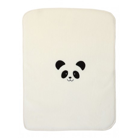 Paturica bebe crem cu urs panda