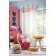 Draperie bej cu flori Anya - decorare