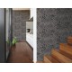 Tapet gri-negru Plante tropicale - decorare