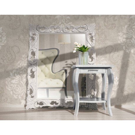 Tapet baroc cu model gri - decorare