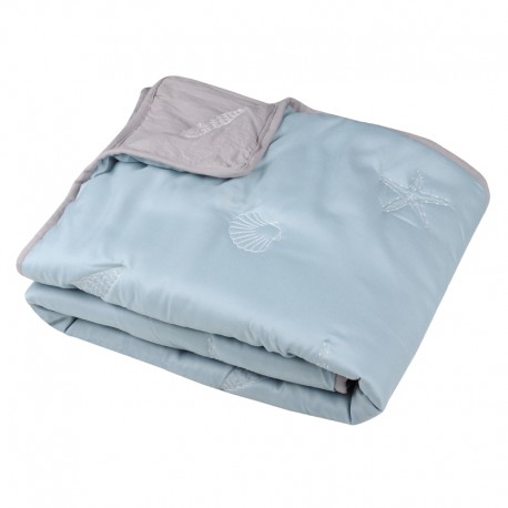 Patura bleu cu doua fete