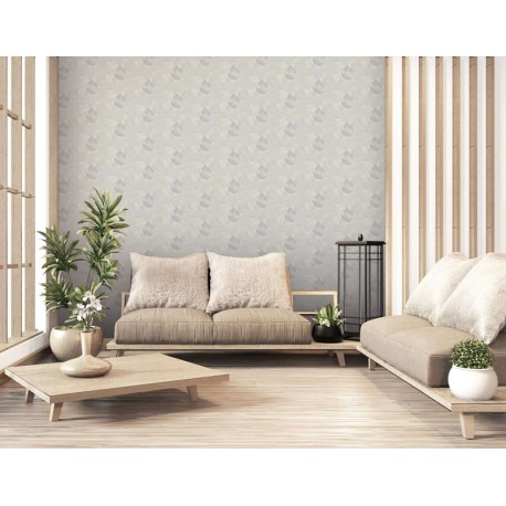 Tapet Zen Crapi Koi argintii - decorare