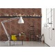 Tapet rustic etno rosu-bej - decorare