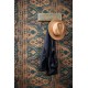 Decorare cu Tapet rustic etno turcoaz-bej