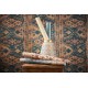 Decorare cu Tapet rustic etno turcoaz-bej
