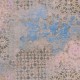 Tapet oriental mozaic bleu-bej