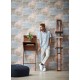 Decorare cu Tapet oriental mozaic bleu-bej
