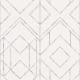 Tapet geometric Ava alb
