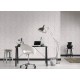 Tapet geometric Ava alb - decorare