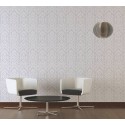 Tapet geometric Ava alb