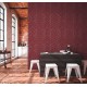 Tapet geometric Ava rosu burgund - decorare