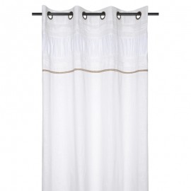 Draperie rustica alba Rebecca