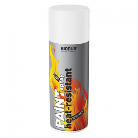 Vopsea rezistenta la temperatura spray alb