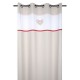 Draperie dormitor Amelia cu inimioara