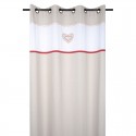 Draperie dormitor Amelia cu inimioara