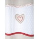 Draperie dormitor Amelia cu inimioara - detaliu