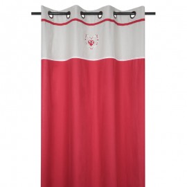 Draperie rosie rustica Pauline