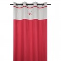 Draperie rosie rustica Pauline