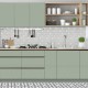 Autocolant Verde masliniu RAL 6021 mat - decorare