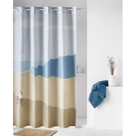 Perdea dus moderna Beach - decorare