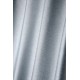 Draperie cu inele Edimbourg gri deschis - detaliu