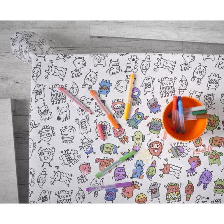 Fata masa de colorat Monsters