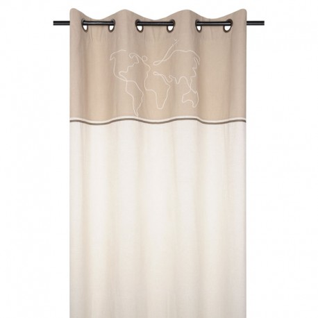 Draperie cu harta lumii Citytravel
