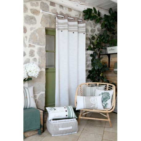 Draperie bumbac cu dungi Chaumont - decorare
