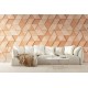 Fototapet 3D Mozaic lemn - decorare
