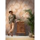 Fototapet 3D Mozaic lemn - decorare