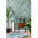 Fototapet cu flori si fluturi - decorare