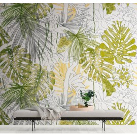 Fototapet Jungla exotica Monstera