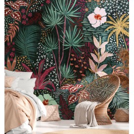 Fototapet eclectic Plante tropicale