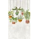 Fototapet living cu motive botanice